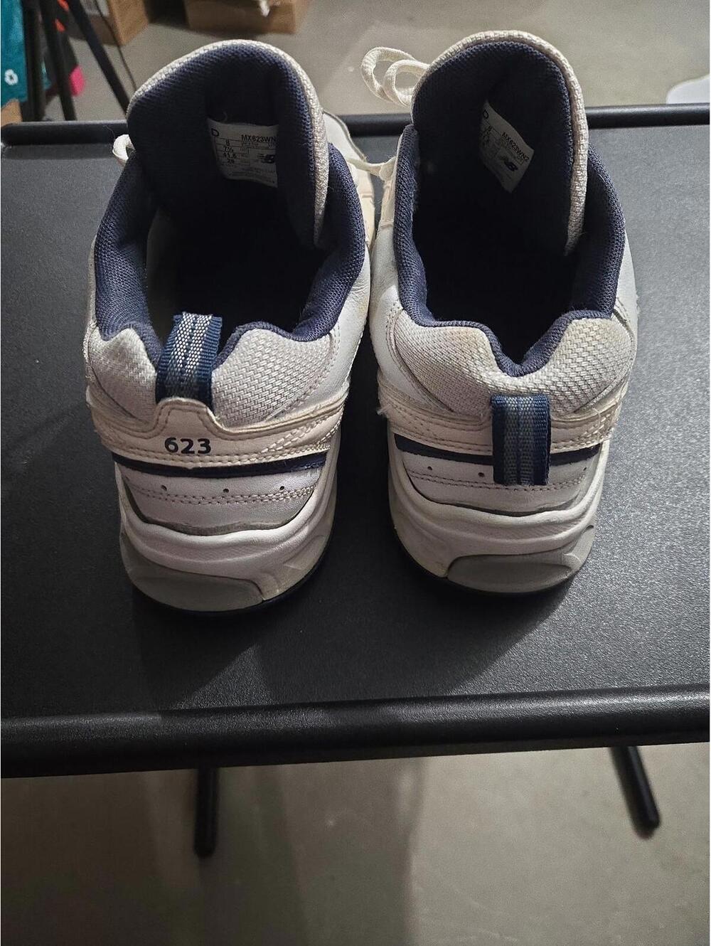 New Balance 623 Men's Training Shoes White/Navy Size 8 - Picture 4 of 7
